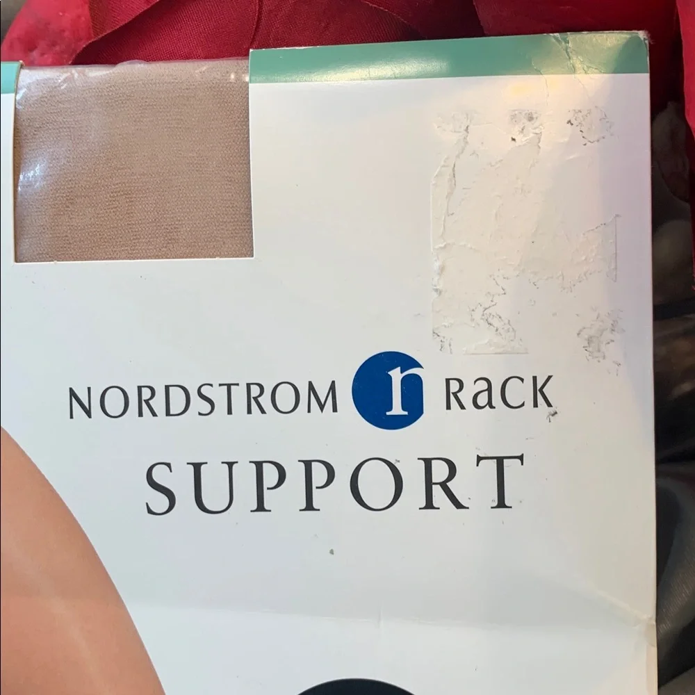 🌹Vintage Nordstrom RACK • Sheer Support Control Top Tights - Nude - Support Leg